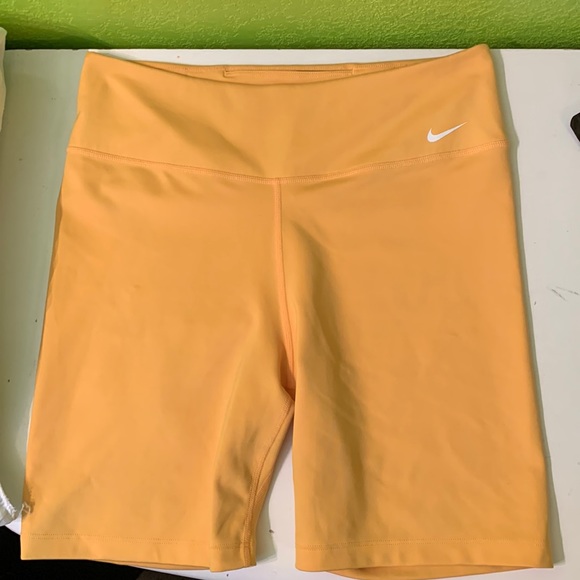 Nike Pants - Yellow Nike Bike shorts